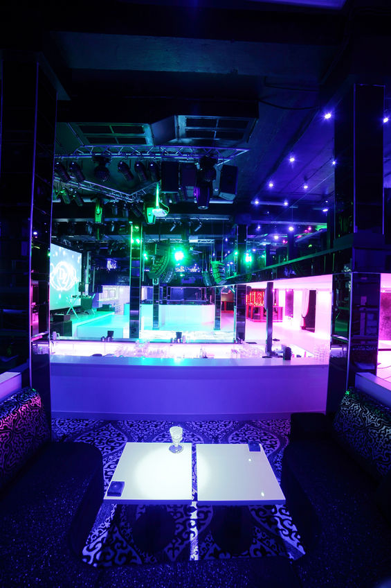 32445654 - colorful interior of bright and beautiful night club